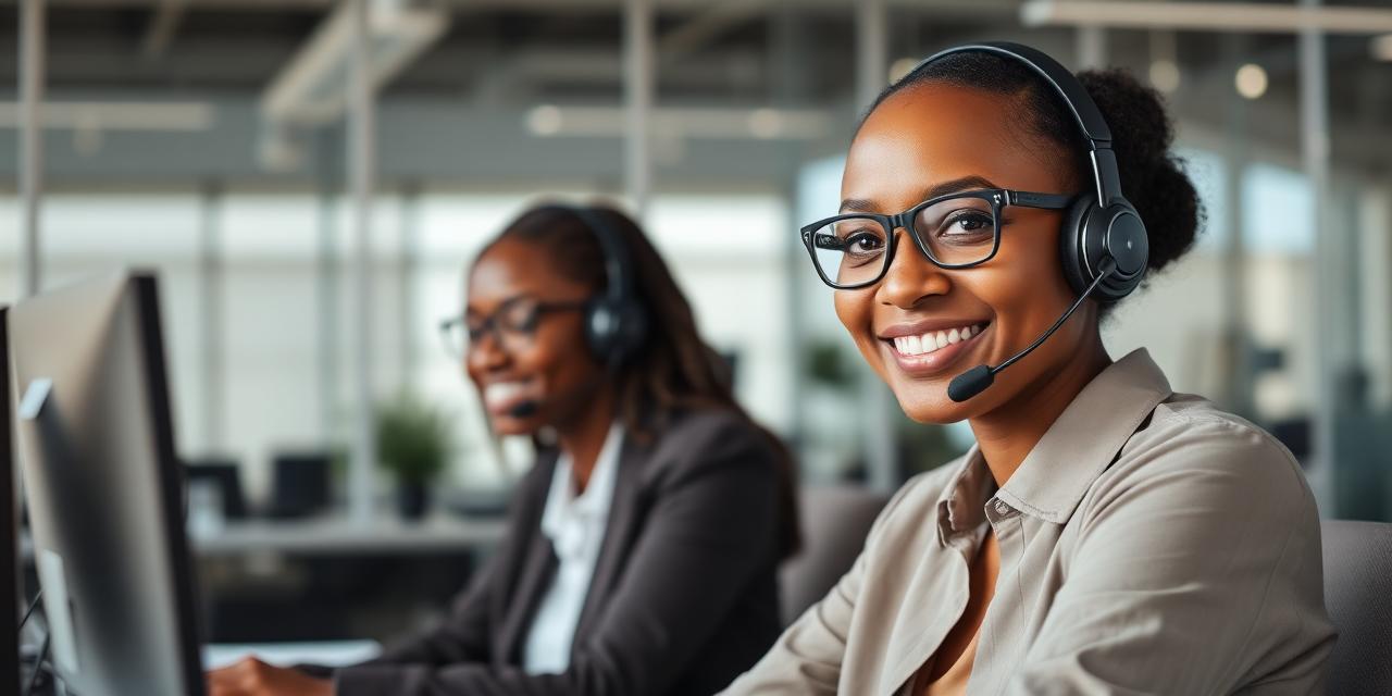 Équipe support client GDF Africa au téléphone avec un gestionnaire de flotte