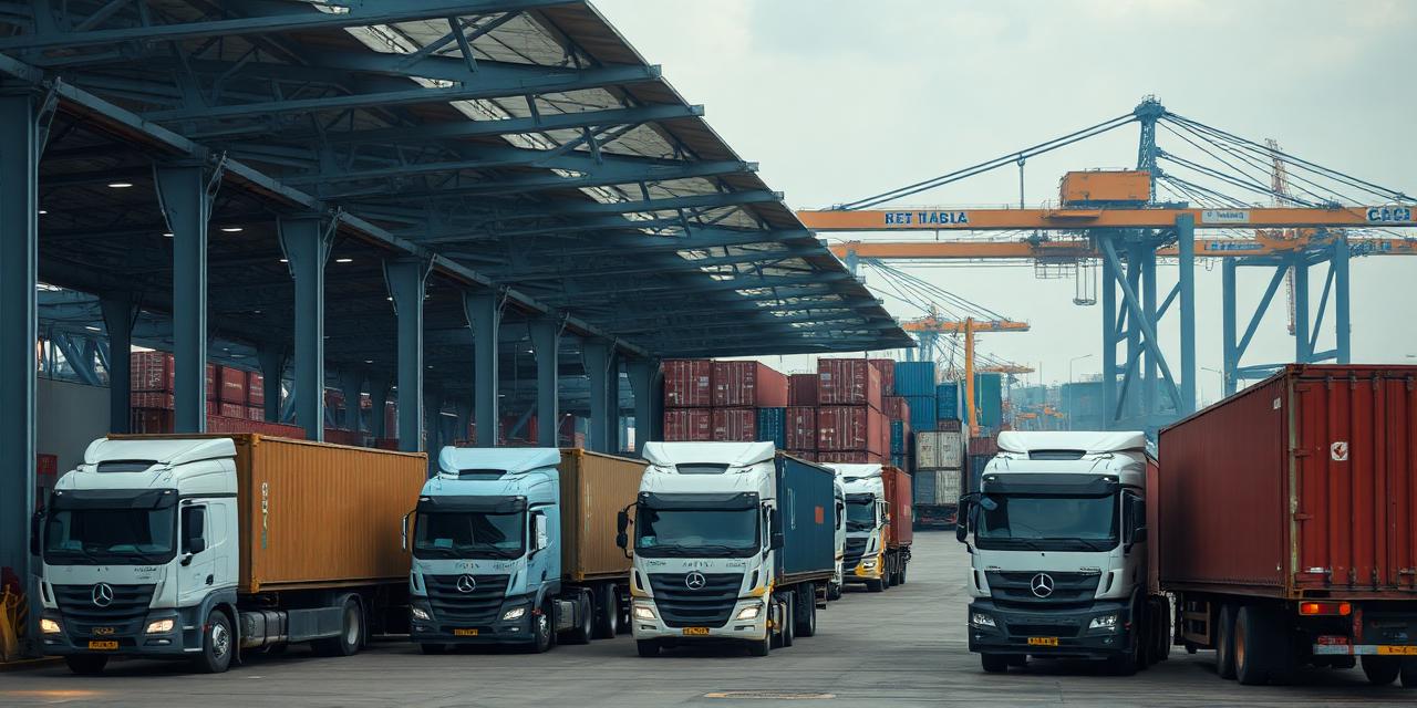 Camionnettes de livraison du dernier kilomètre suivies par GPS dans les rues d'Abidjan