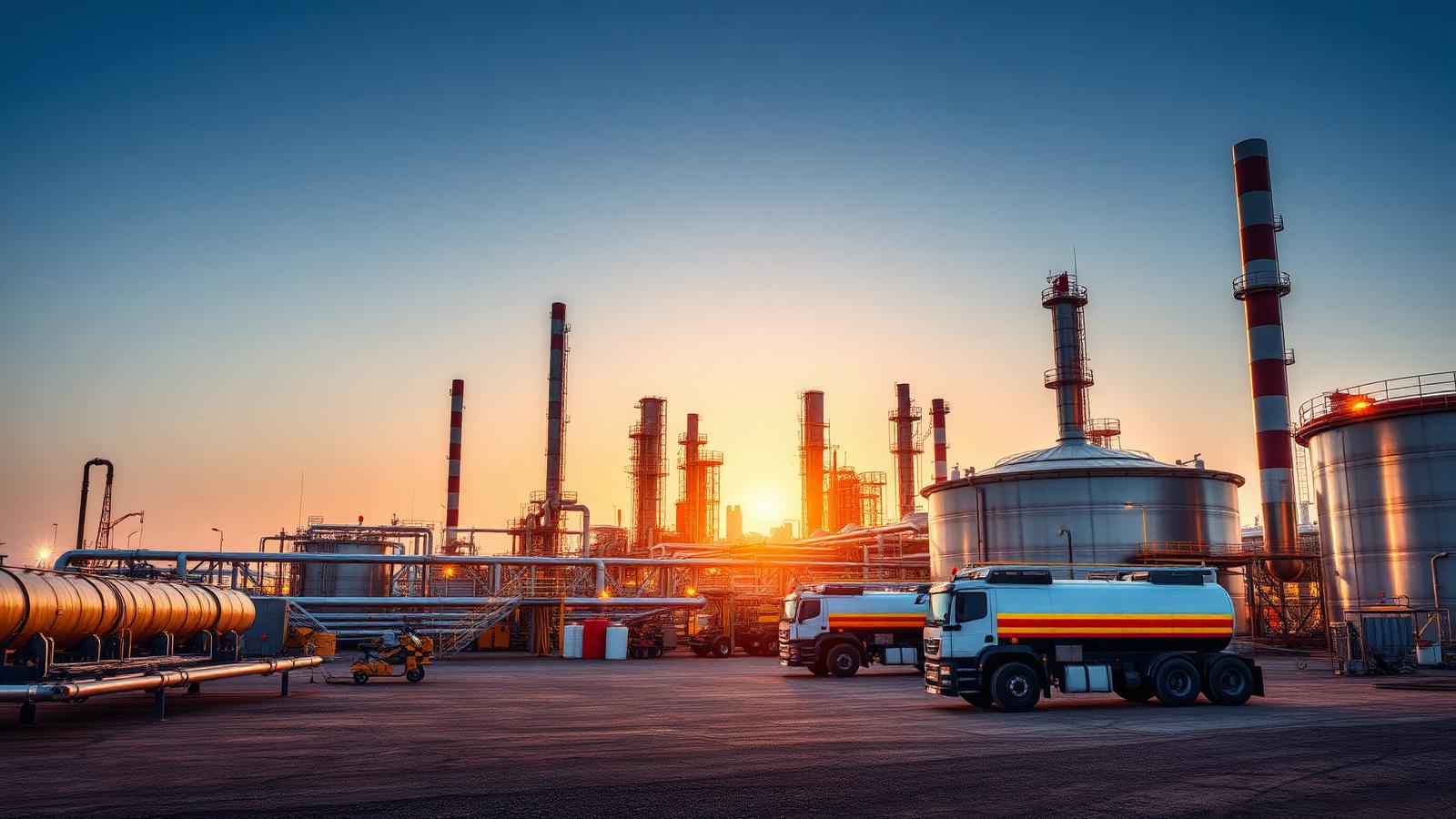 Camion citerne de transport d'hydrocarbures équipé de GPS et de sondes carburant en Afrique de l'Ouest