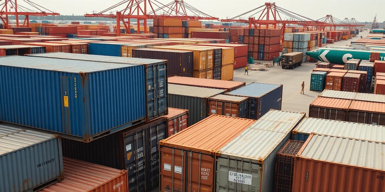 Balise GPS autonome installée sur un conteneur et une remorque dans un terminal portuaire ouest-africain